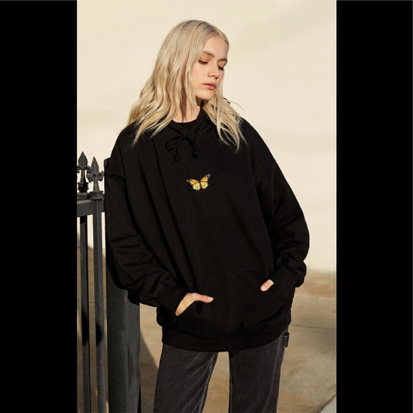 Brandy Melville Tops - John Galt butterfly hoodie